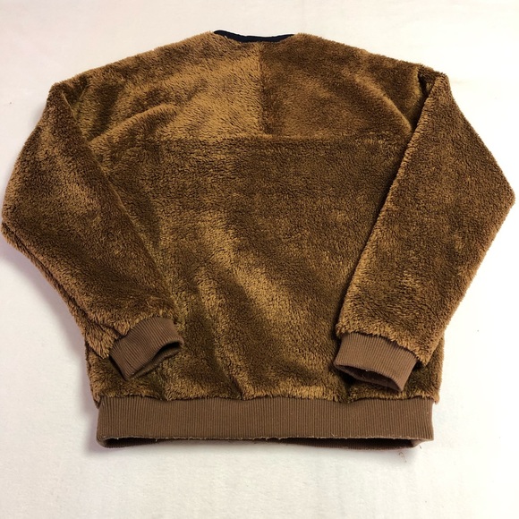 men's double sided fleece pullover